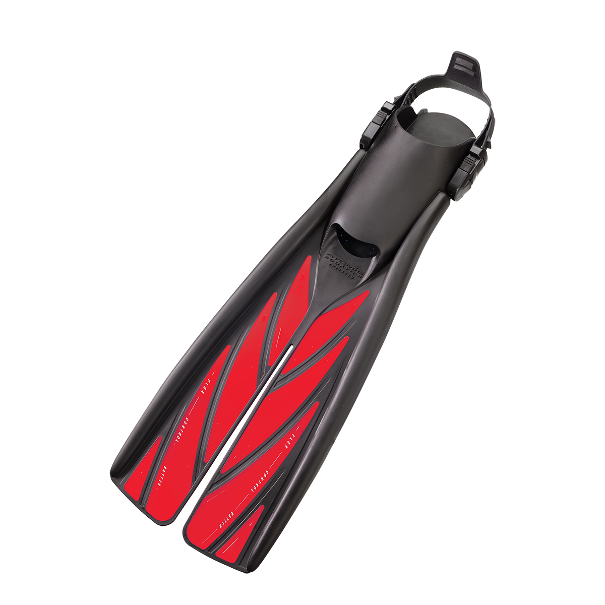 Atomic Aquatics Open Heel SplitFin product image, reef red