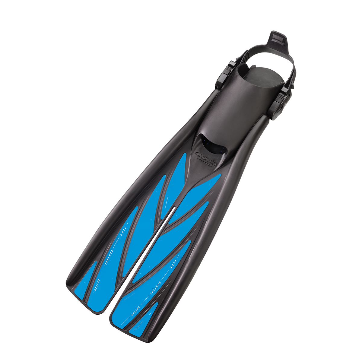 Atomic Aquatics Open Heel SplitFin product image, royal blue
