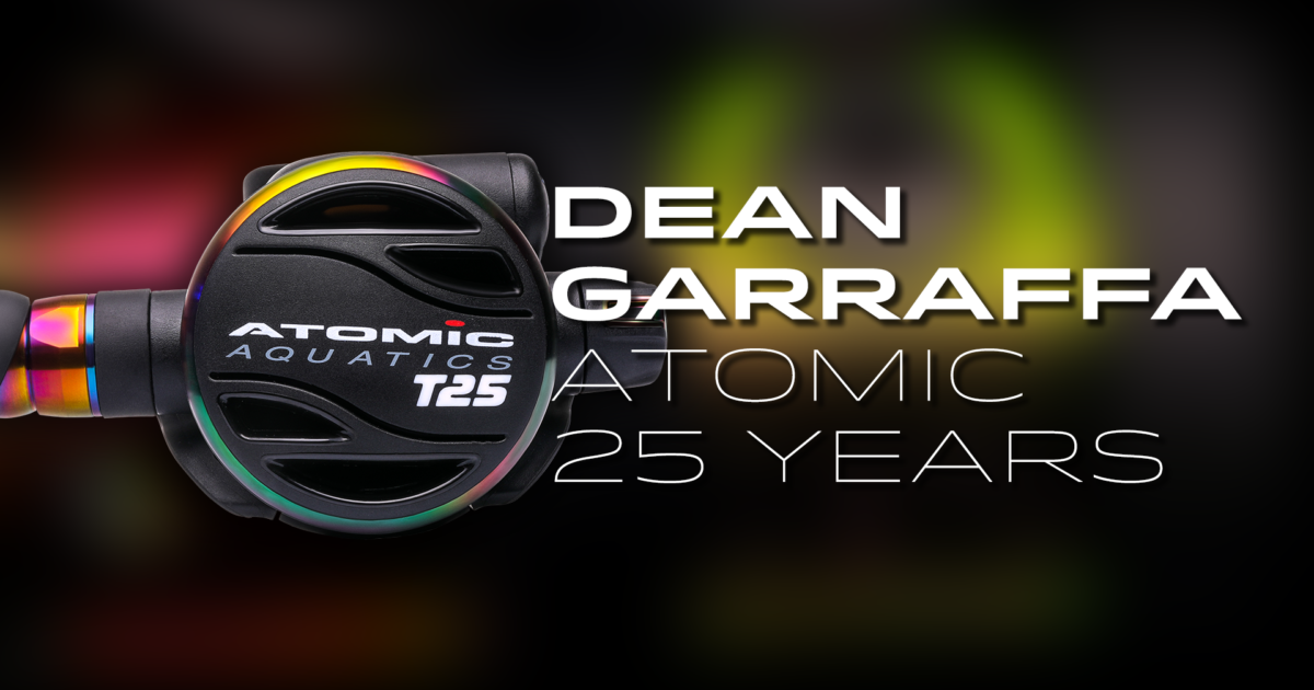 Atomic Aquatics T25 regulator - Dean Garraffa header image