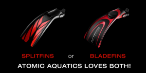 THE GREAT FIN Debate: SplitFins or BladeFins – Atomic Aquatics Loves Both